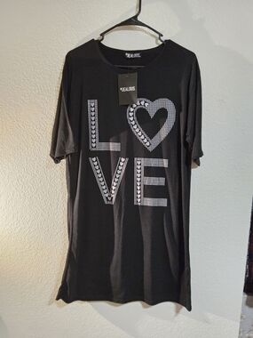 Jealous Heart Graphic Tee - Black